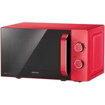 Sencor Cuptor cu microunde Sencor SMW 1920RD, 20 l, 700 W, 5 trepte, mecanic, Rosu