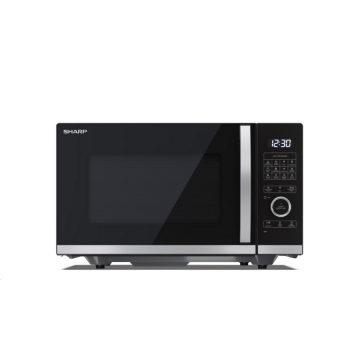 Sharp Cuptor cu microunde, Sharp, Grill, 25l, 900W / 1000W, 10 niveluri de putere, 12 programe automate, Negru