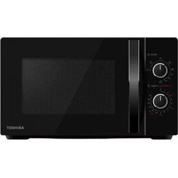 Toshiba Cuptor cu microunde Toshiba MWP-MG20P(BK), 700W, 20 litri, panou mecanic, 5 trepte, grill, Negru