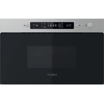 Whirlpool Cuptor cu microunde incorporabil Whirlpool MBNA920X, 22 l, 750 W, Grill, Tehnologia 3D, Child lock, Quartz grill, Jet Start, JetDefrost, Inox